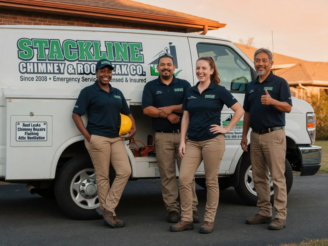 Chimney flashing repair company in Fort Towson, OK